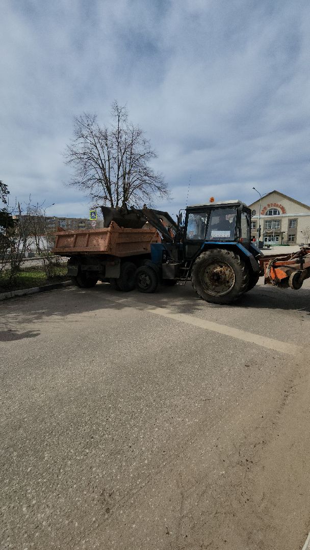 уборка города, уборка дорог, коммунальная служба, коммунальная техника, руза, рузский городской округ, ремонт дорог,