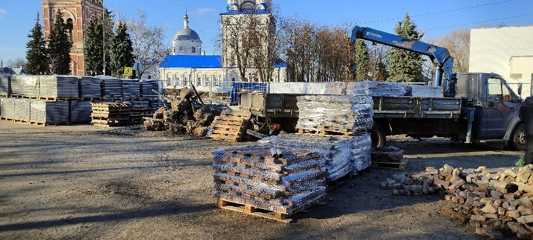 Бронницы, площадь Тимофеева, благоустройство