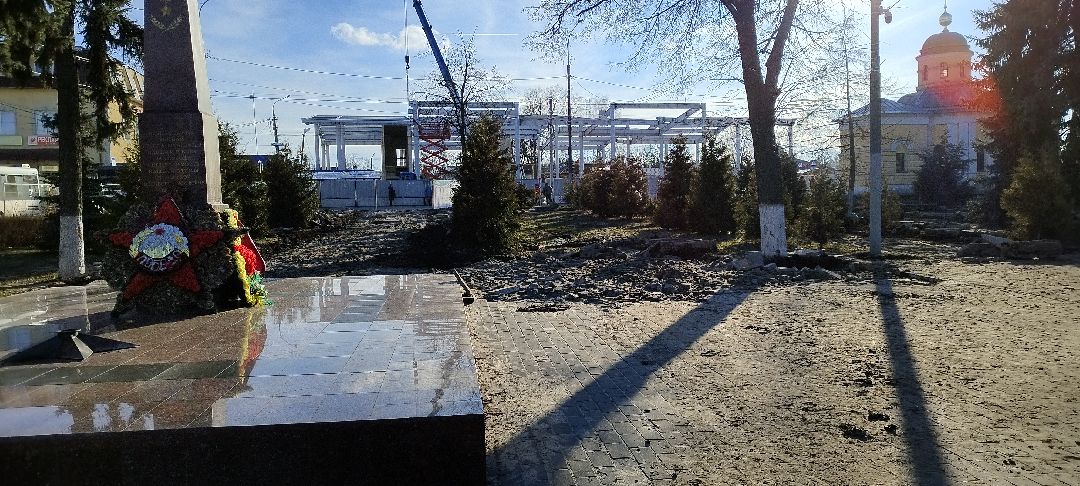 Бронницы, площадь Тимофеева, благоустройство