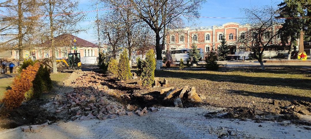 Бронницы, площадь Тимофеева, благоустройство