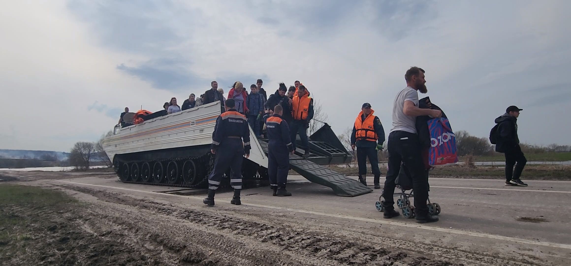 Луховицы, мчс россии, мособлпожспас, паводок,