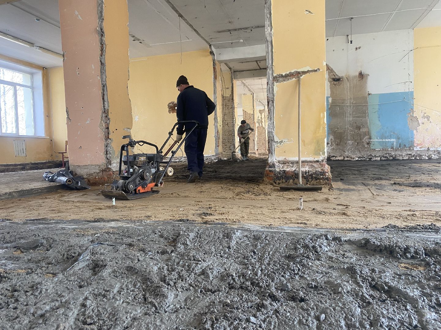 Власиха, школа Попова, капитальный ремонт школы, поповка во власихе, точка роста, ремонт школы Попова,