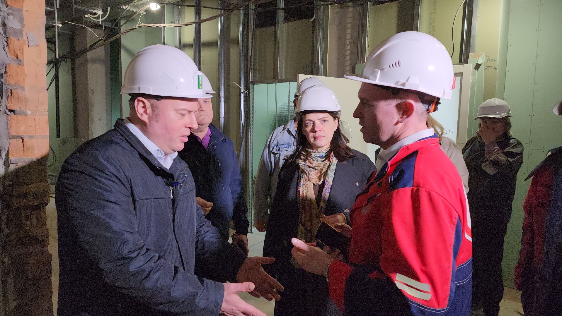 строительство поликлиники,мониторинг работ,