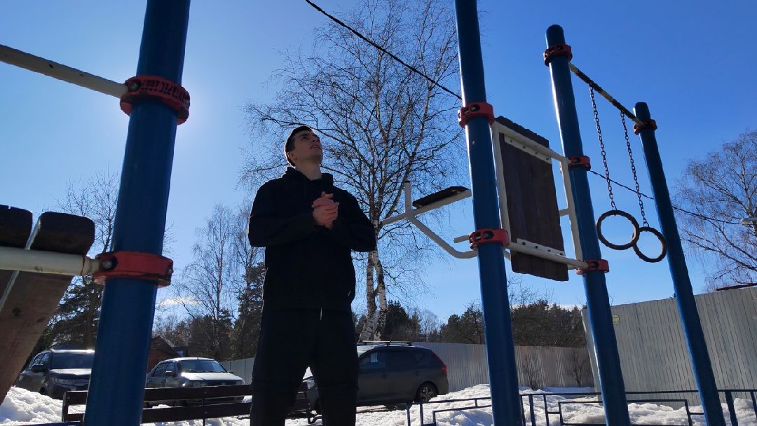 Пушкино, Пушкинский округ, Челюскинский, Спорт, весна в Подмосковье, молодежь, Суперниндзя