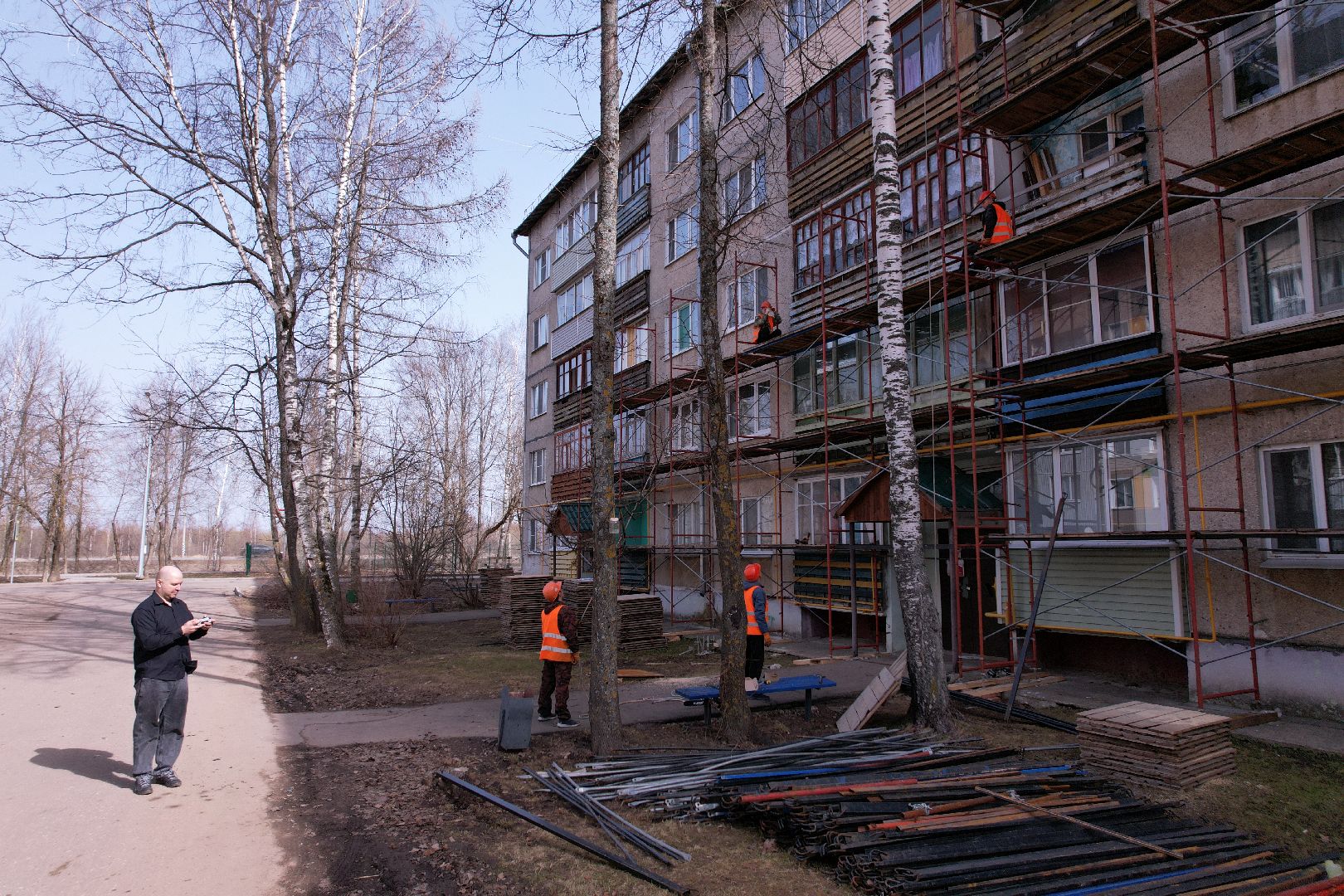 видео с коптера, шаховская,