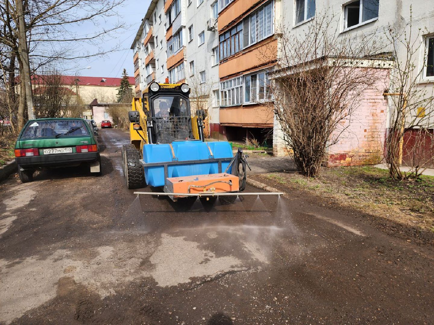 можайск, можайский городской округ, подмосковье, месяц чистоты и благоустройства, уборка дворов после зимы, жкх, благоустройство,