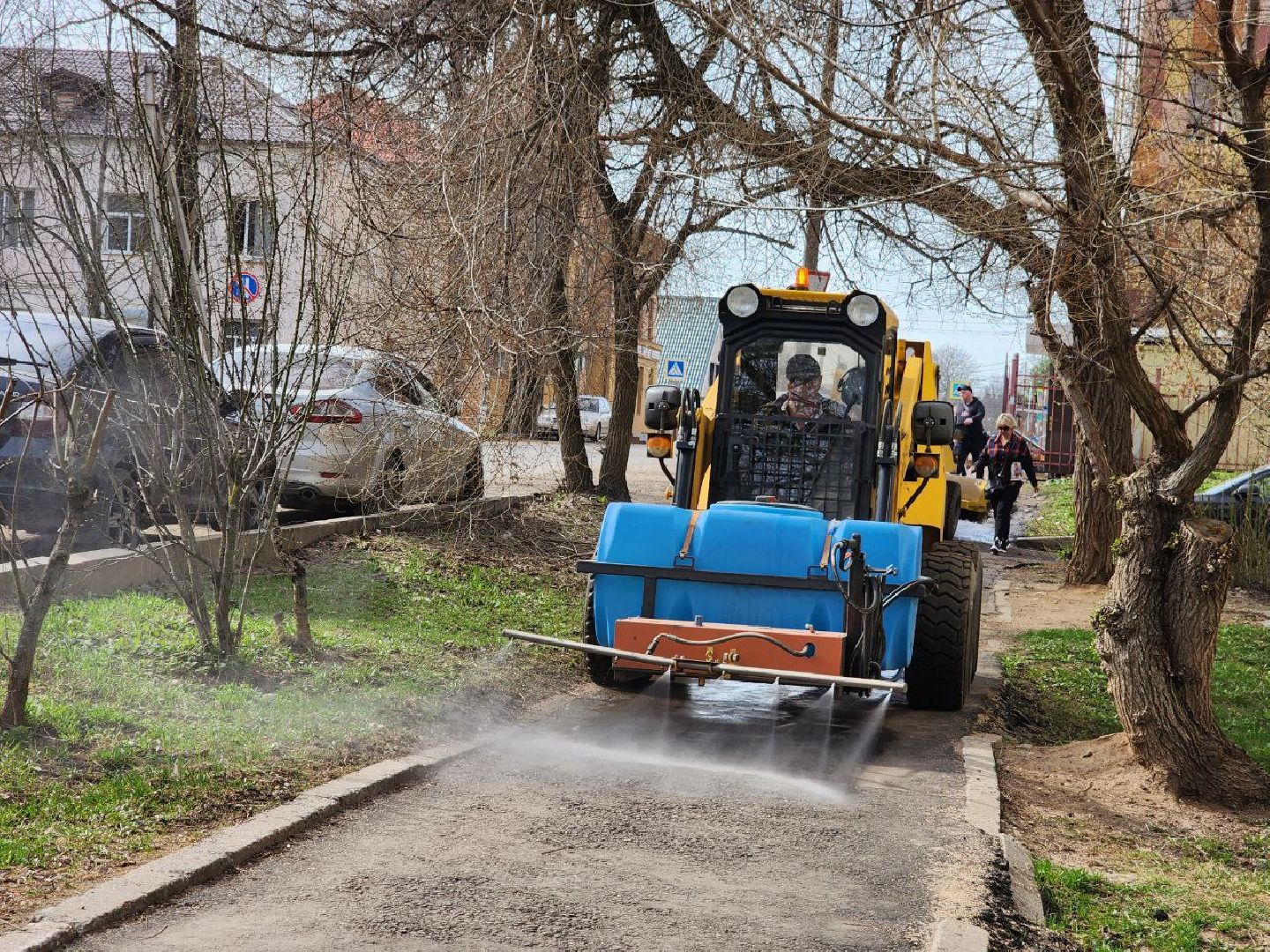можайск, можайский городской округ, подмосковье, месяц чистоты и благоустройства, уборка дворов после зимы, жкх, благоустройство,