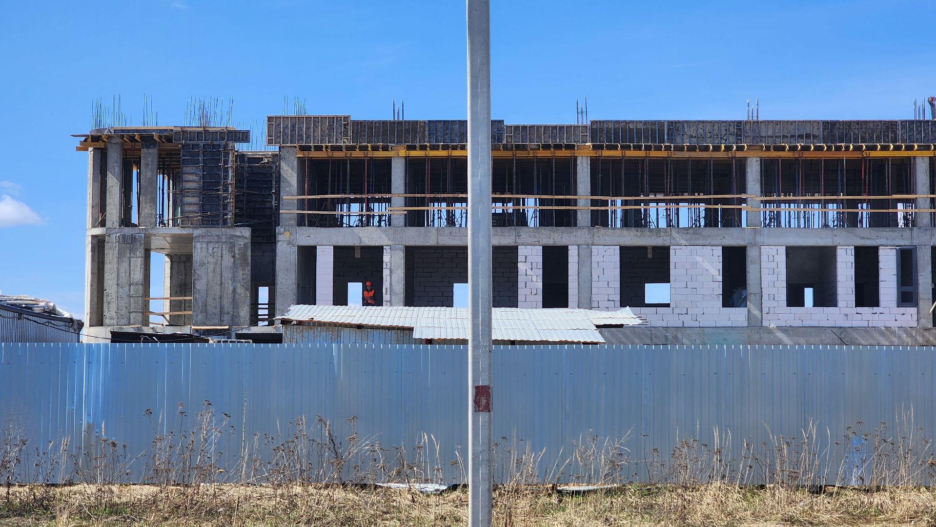 кашира, строительство, полиция, здание овд, монолитные работы,