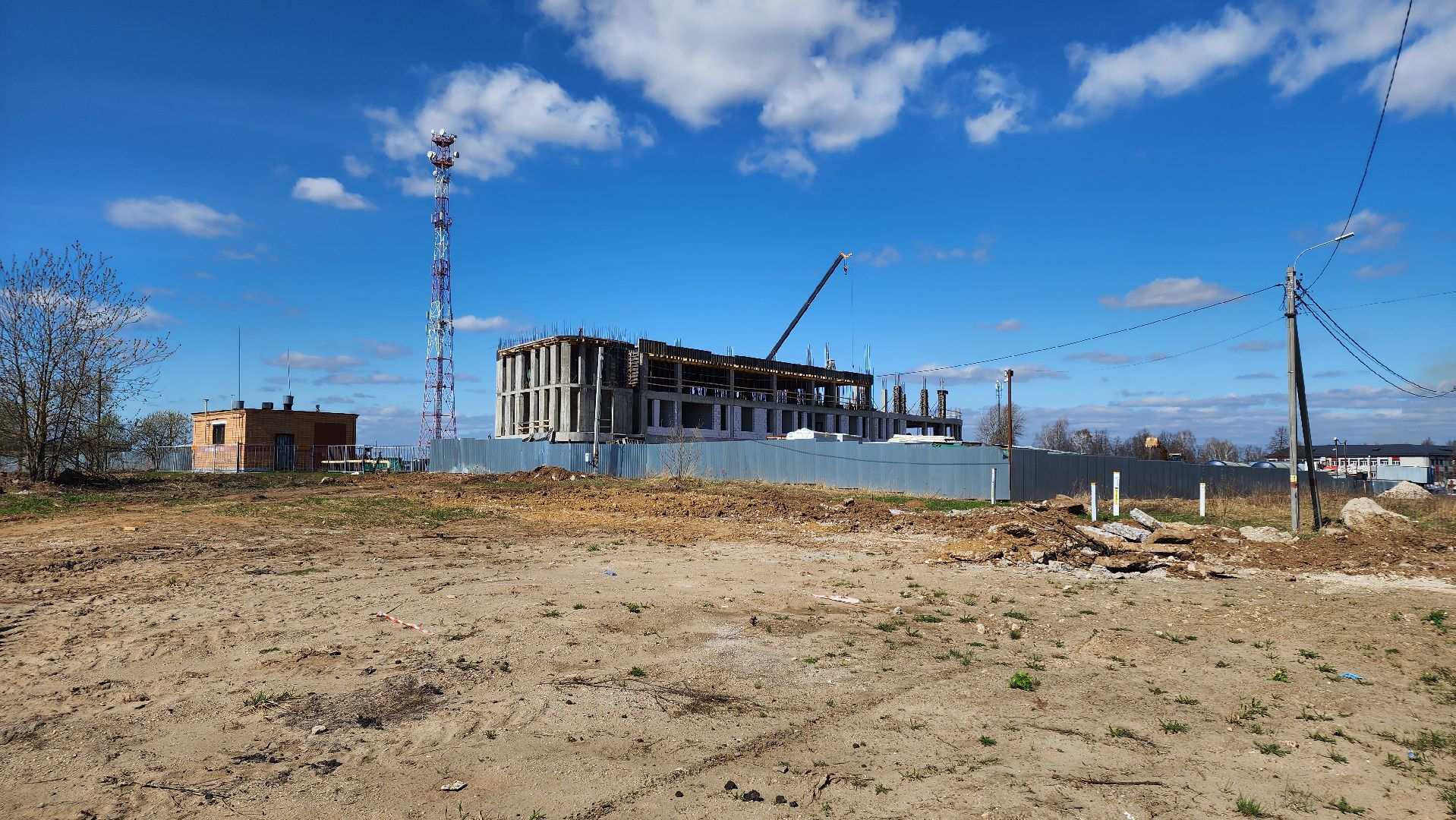 кашира, строительство, полиция, здание овд, монолитные работы,