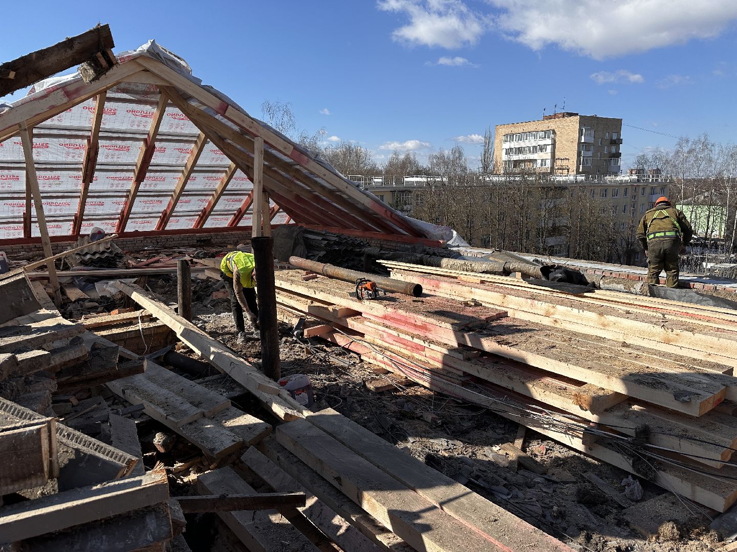 Клин, ЖКХ, ремонт крыши, перемены, строительство,