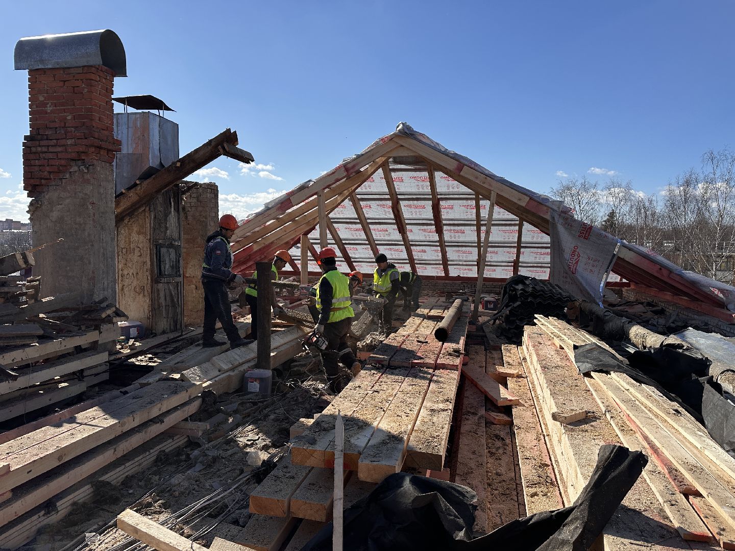 Клин, ЖКХ, ремонт крыши, перемены, строительство,