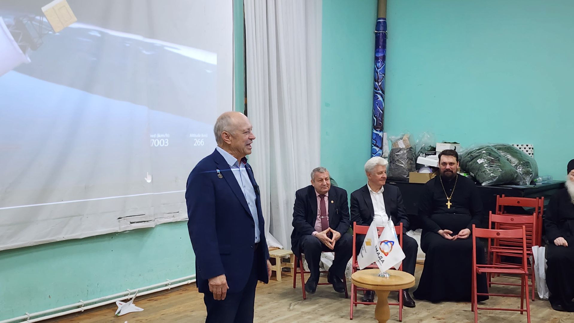 день космонавтики, 12 апреля, пантелеимоновский храм, Дмитрий Денисов, Буран, Игорь Волк, Валерий Ваньшин, Анатолий Левченко,Заслуженный летчик-испытатель РФ,