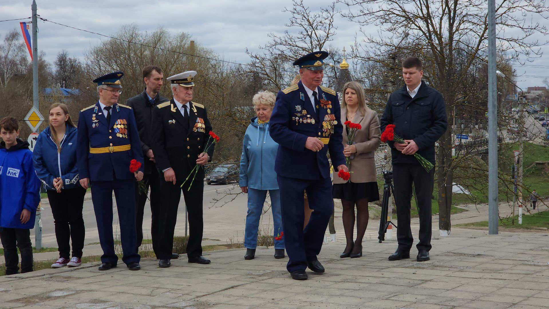 павловский посад, павлово-посадский городской округ, космонавт, праздник, люди, цветы,
