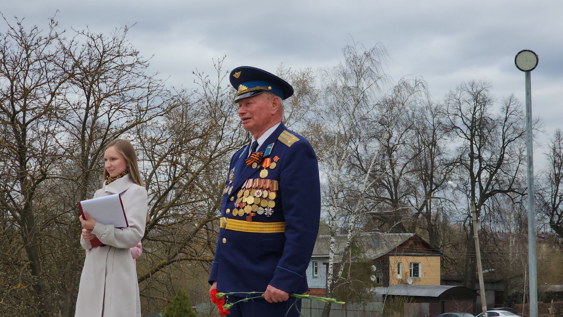 павловский посад, павлово-посадский городской округ, космонавт, праздник, люди, цветы,