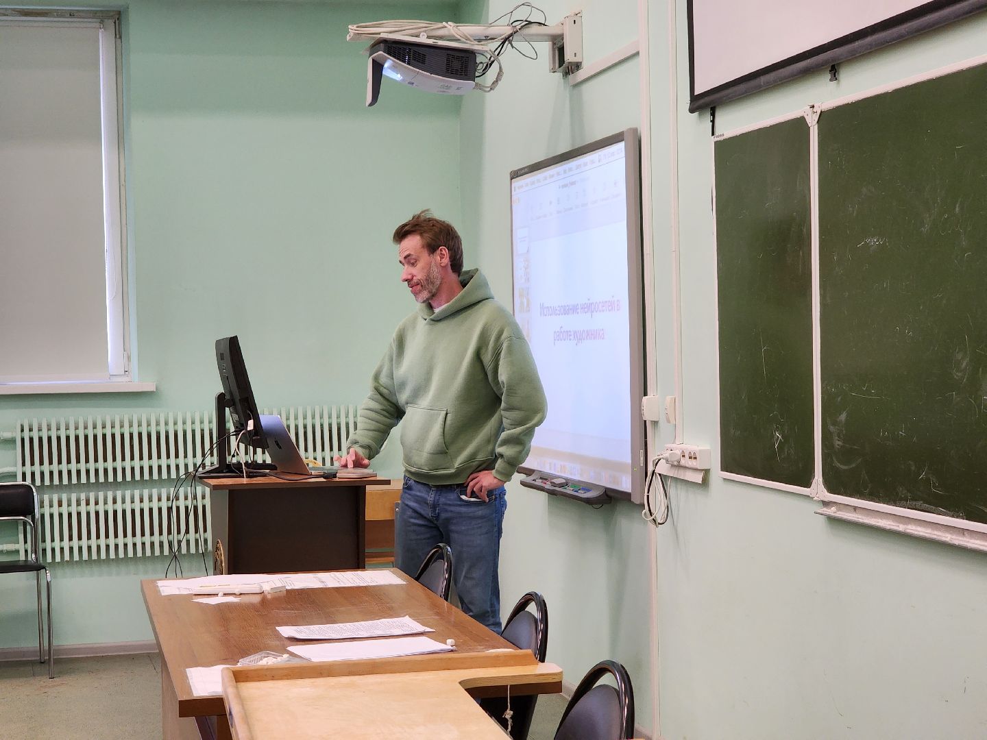 мастер-класс, Нейросети, ВКонтакте, Михаил Голубь, Университет Дубна, Студенты,