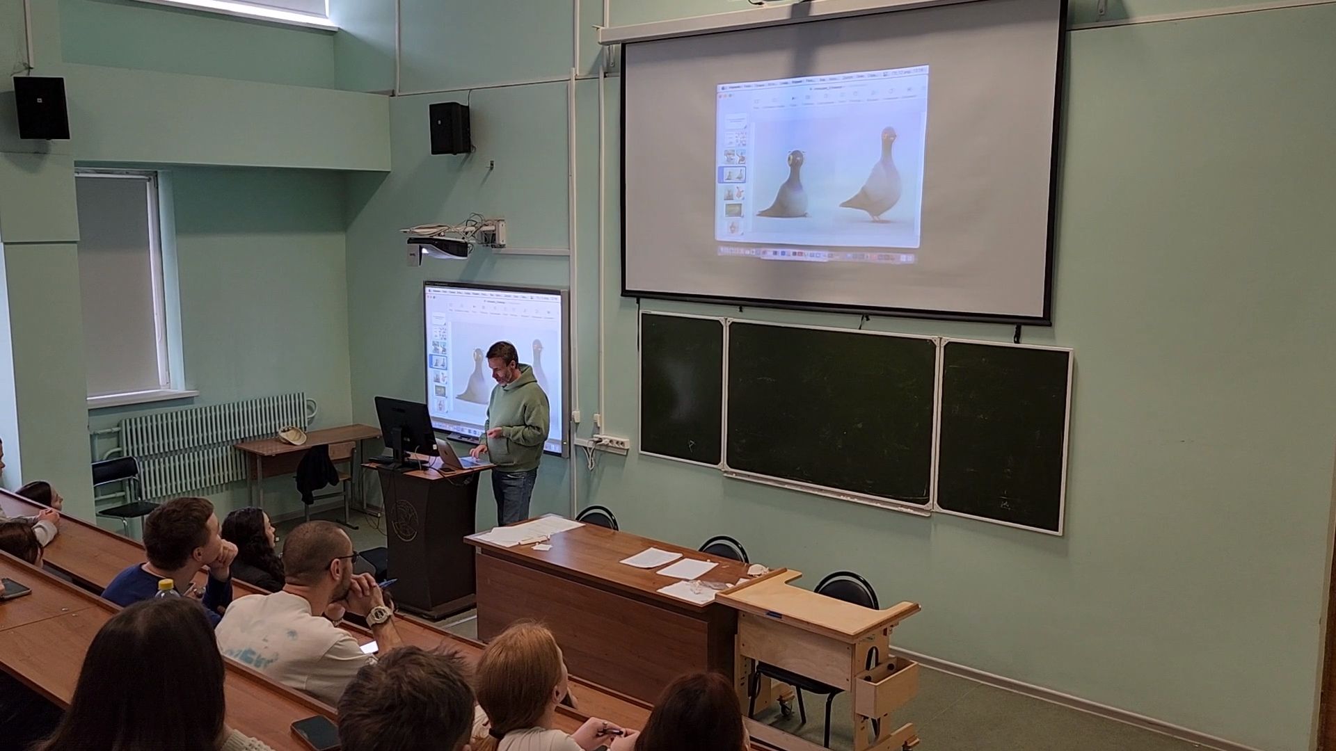 мастер-класс, Нейросети, ВКонтакте, Михаил Голубь, Университет Дубна, Студенты,