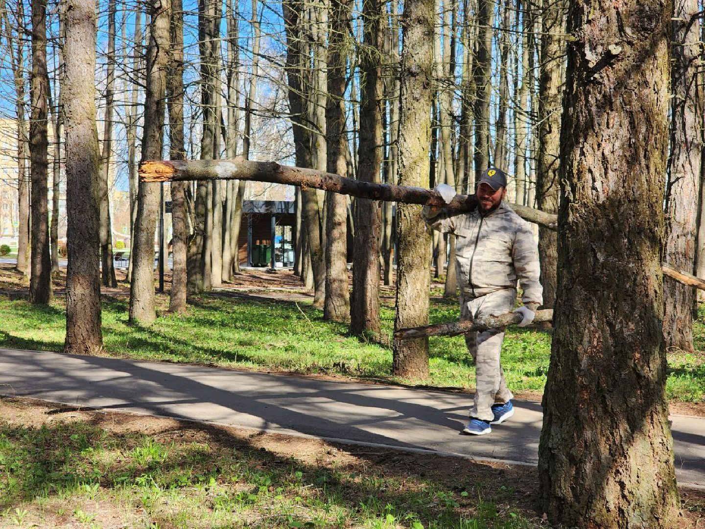 пущино, субботник, уборка города,