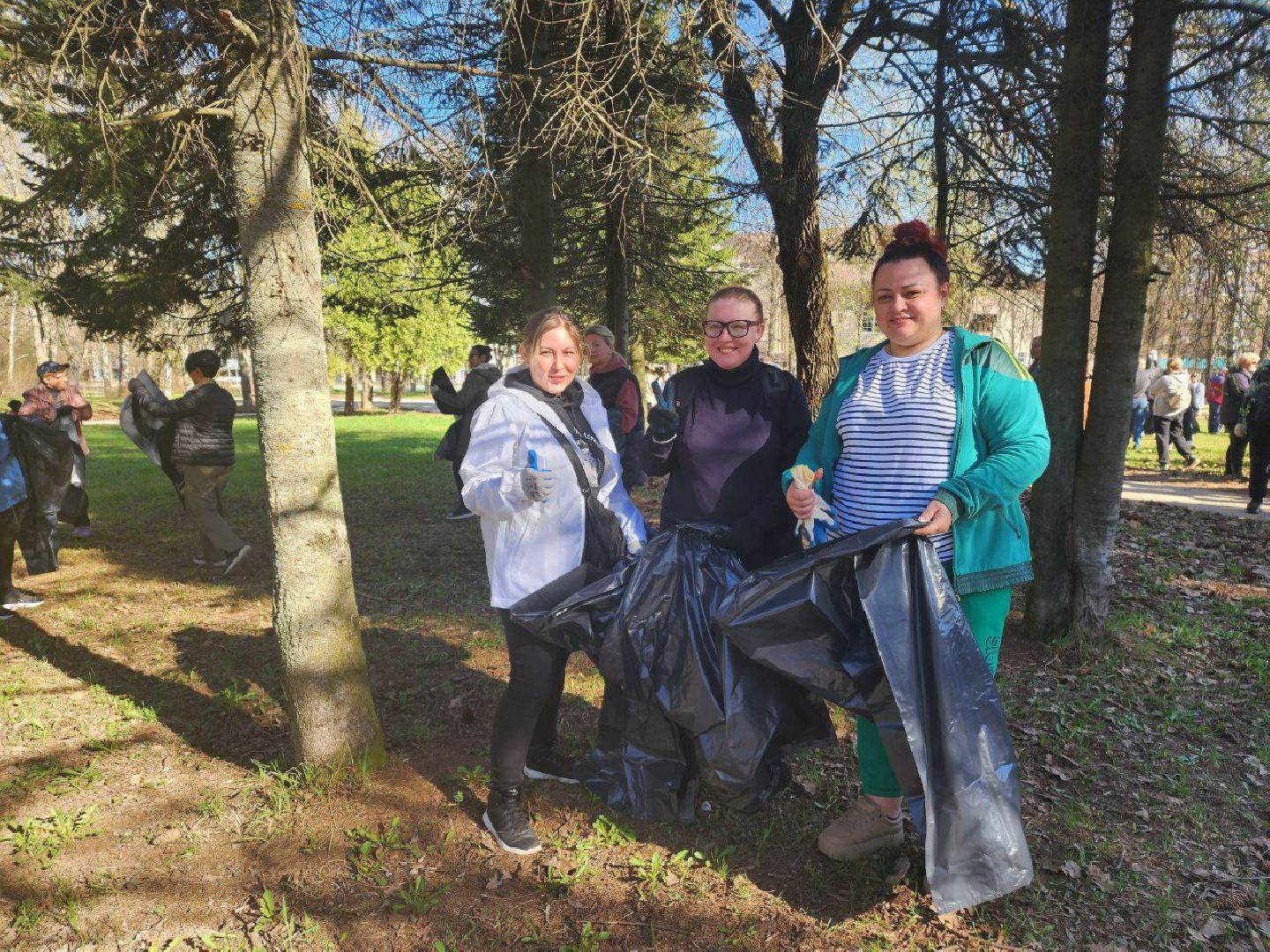 пущино, субботник, уборка города,