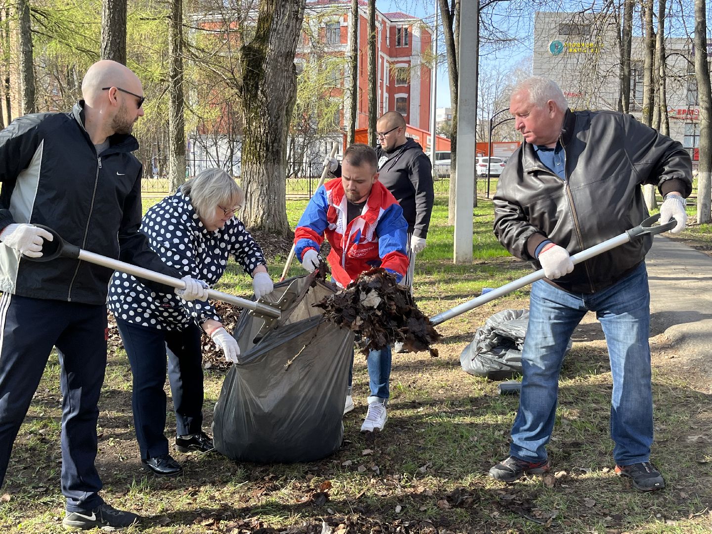 наро-фоминск, бобруйский сквер, субботник, чистое подмосковье,