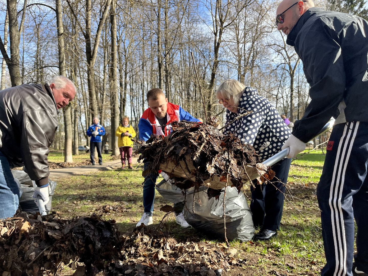 наро-фоминск, бобруйский сквер, субботник, чистое подмосковье,