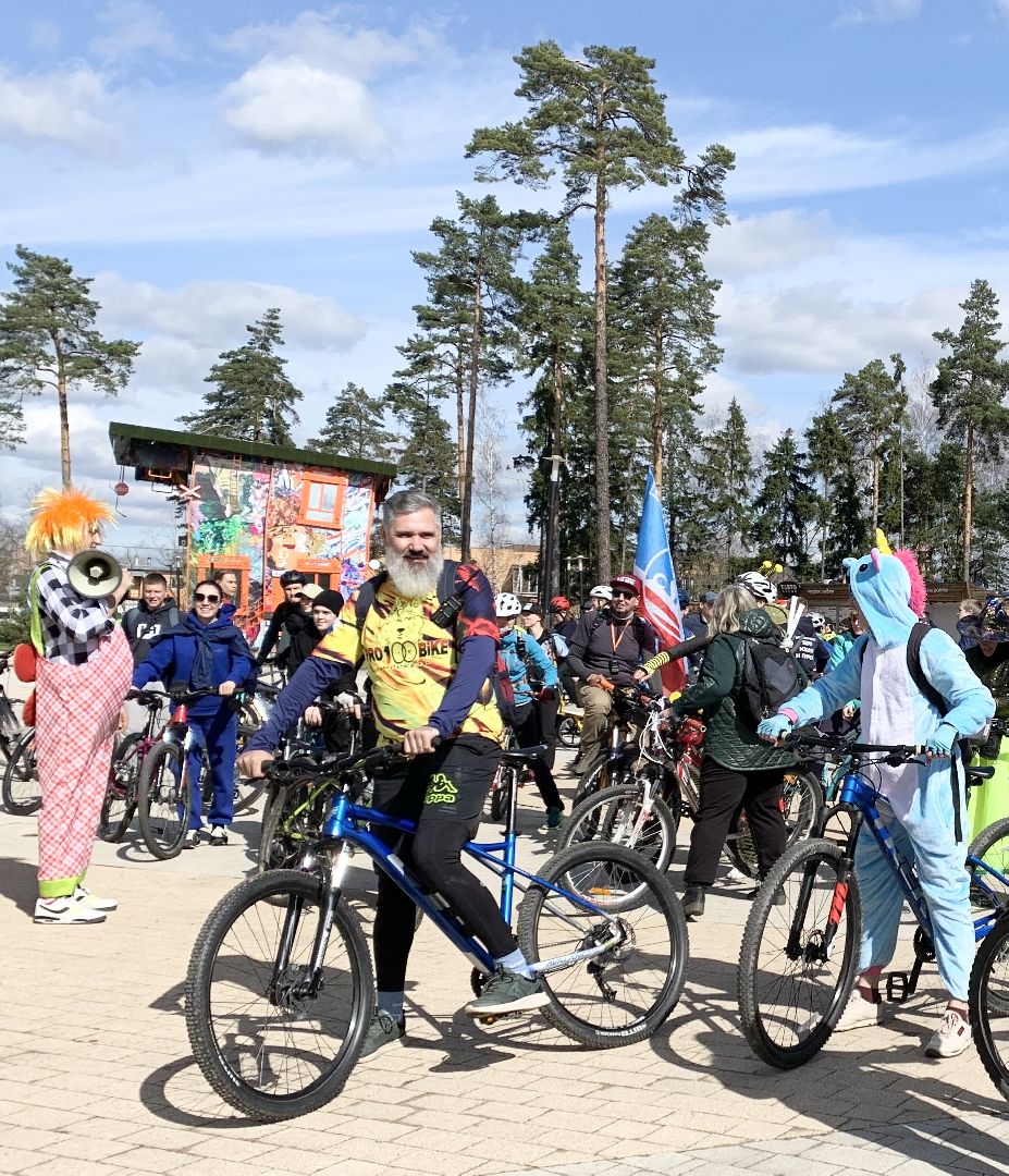 Балашиха, Подмосковье, Велопробег, велосипедисты, пестовский парк,