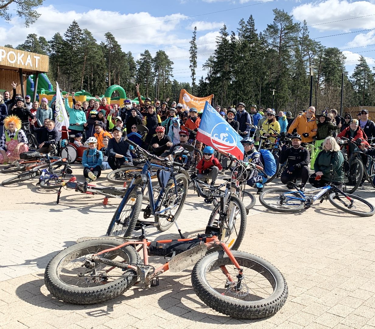 Балашиха, Подмосковье, Велопробег, велосипедисты, пестовский парк,