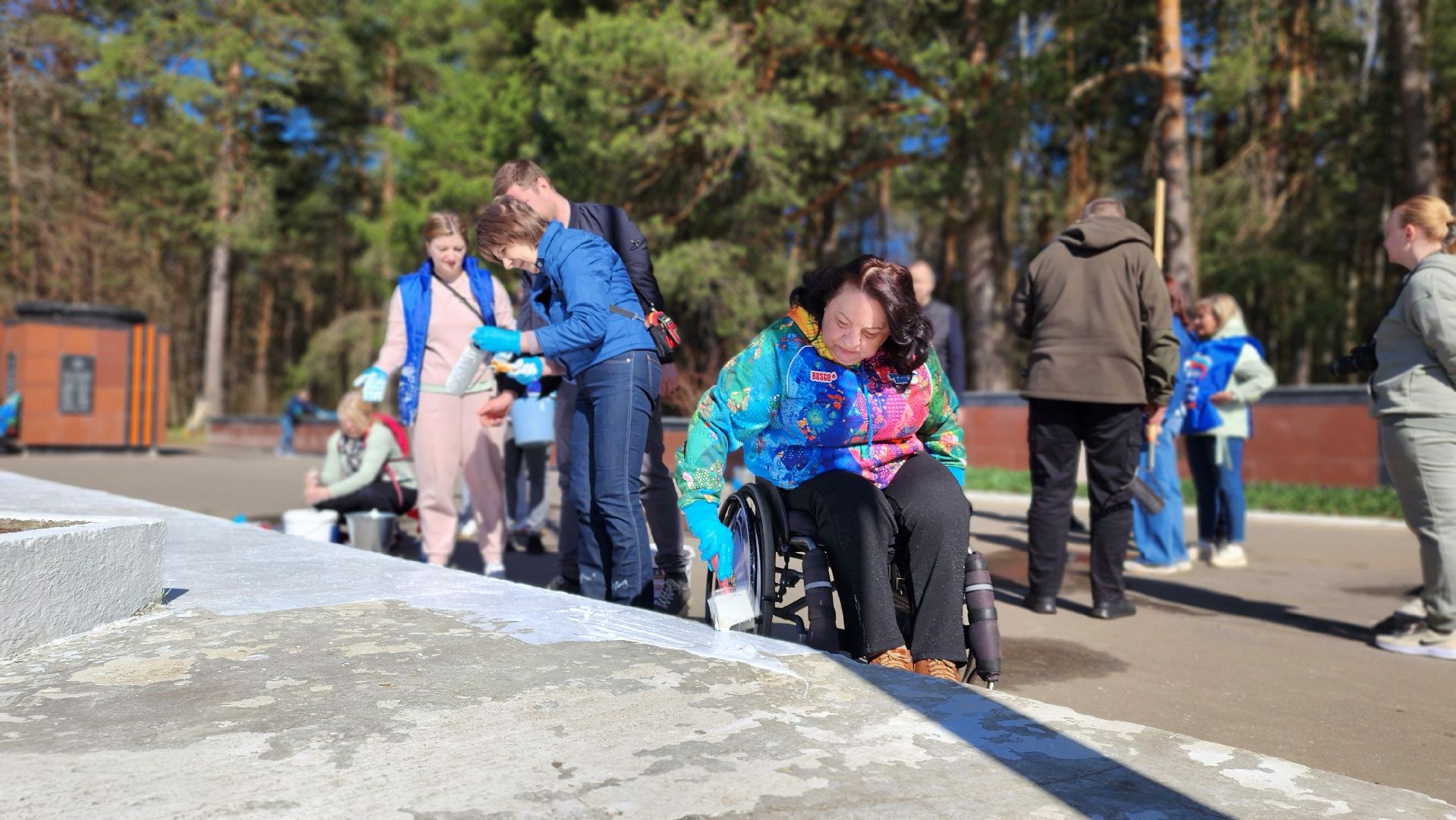 месячник благоустройства, субботник, протвино, мемориал Рубеж обороны, благоустройство,