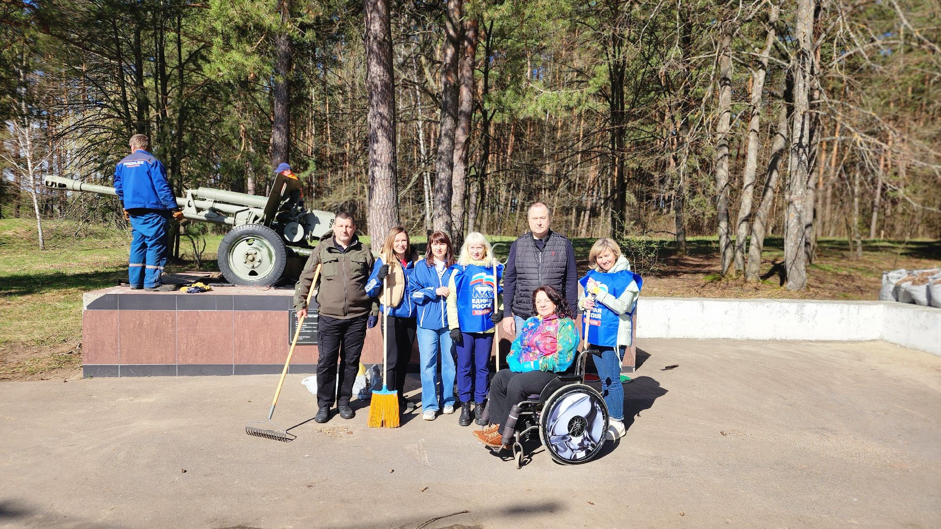 месячник благоустройства, субботник, протвино, мемориал Рубеж обороны, благоустройство,