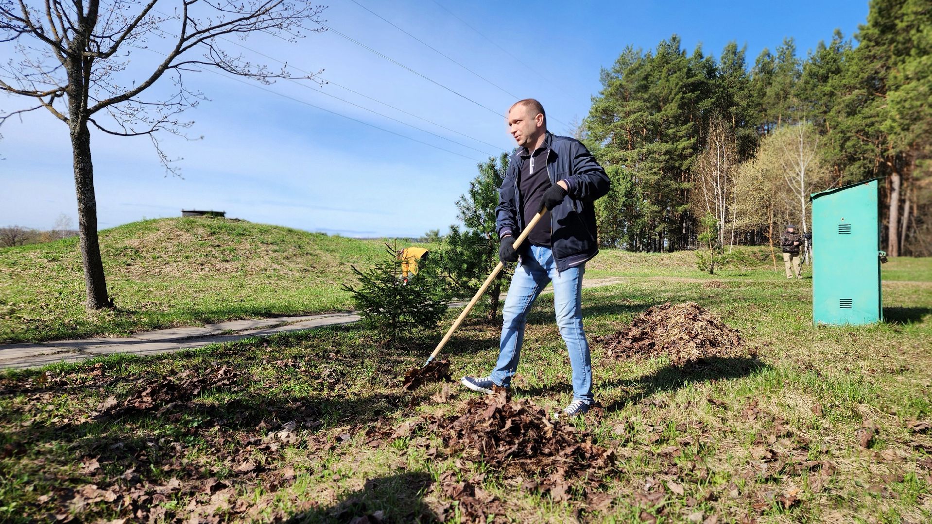 месячник благоустройства, субботник, протвино, мемориал Рубеж обороны, благоустройство,