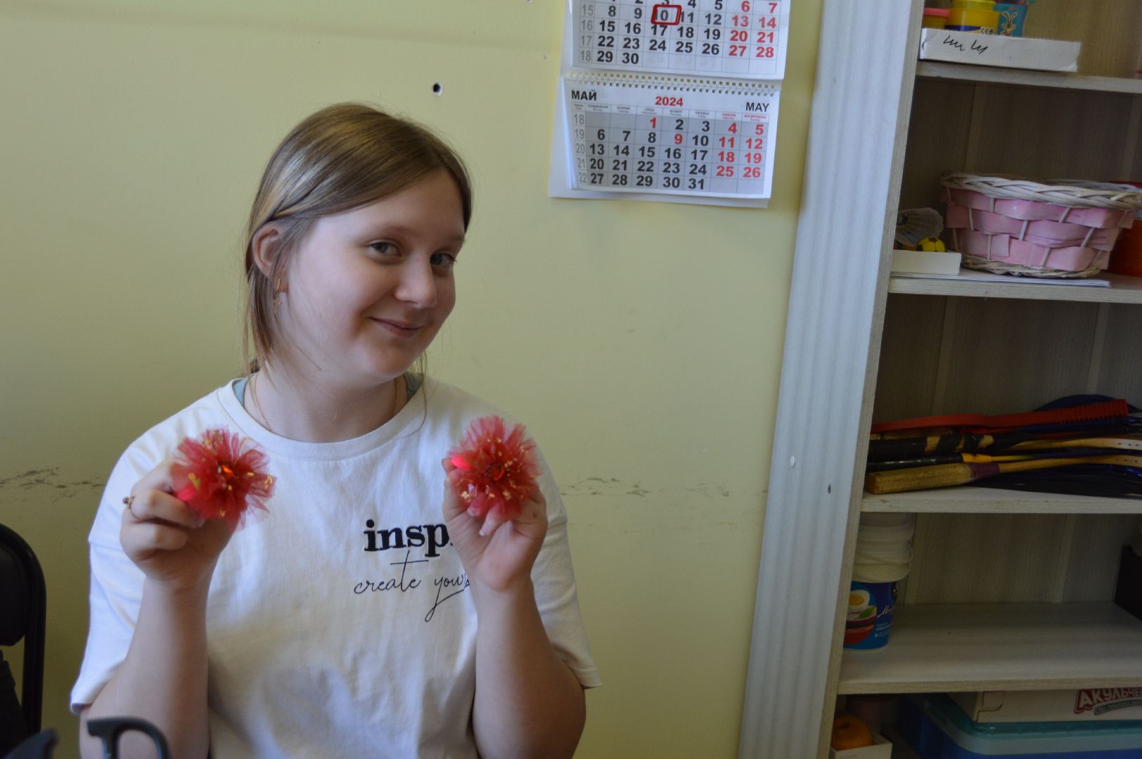 шатура, керва, дом культуры, триколор, бантики, своими руками, рукоделие, мастер-класс,