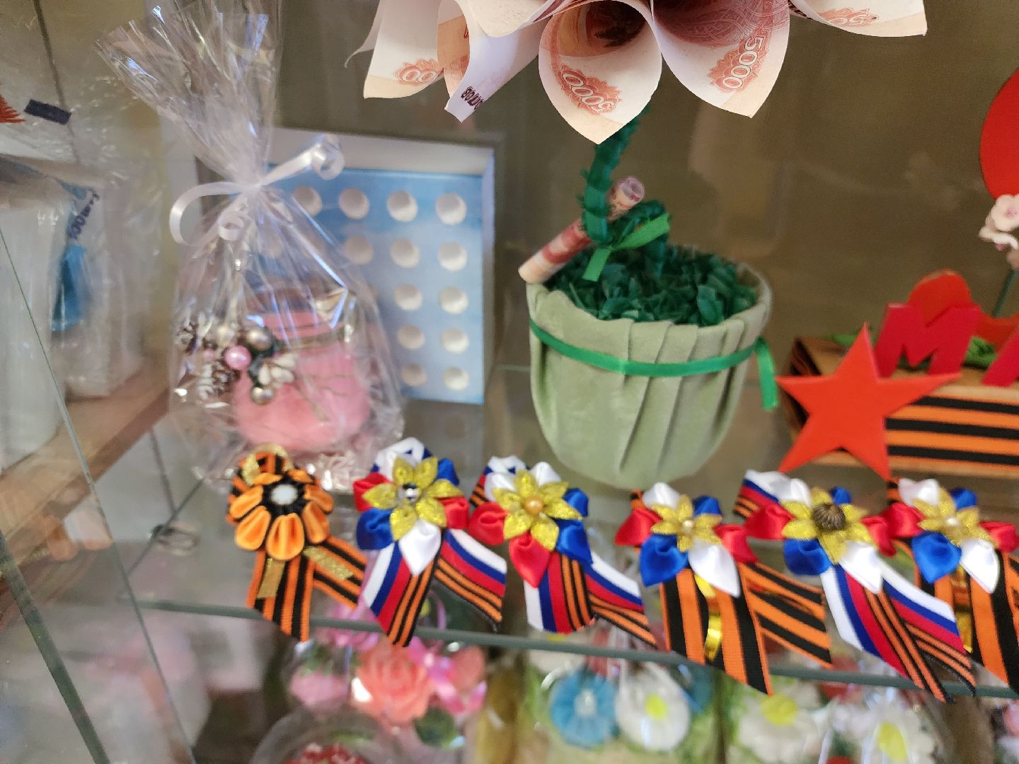 шатура, керва, дом культуры, триколор, бантики, своими руками, рукоделие, мастер-класс,