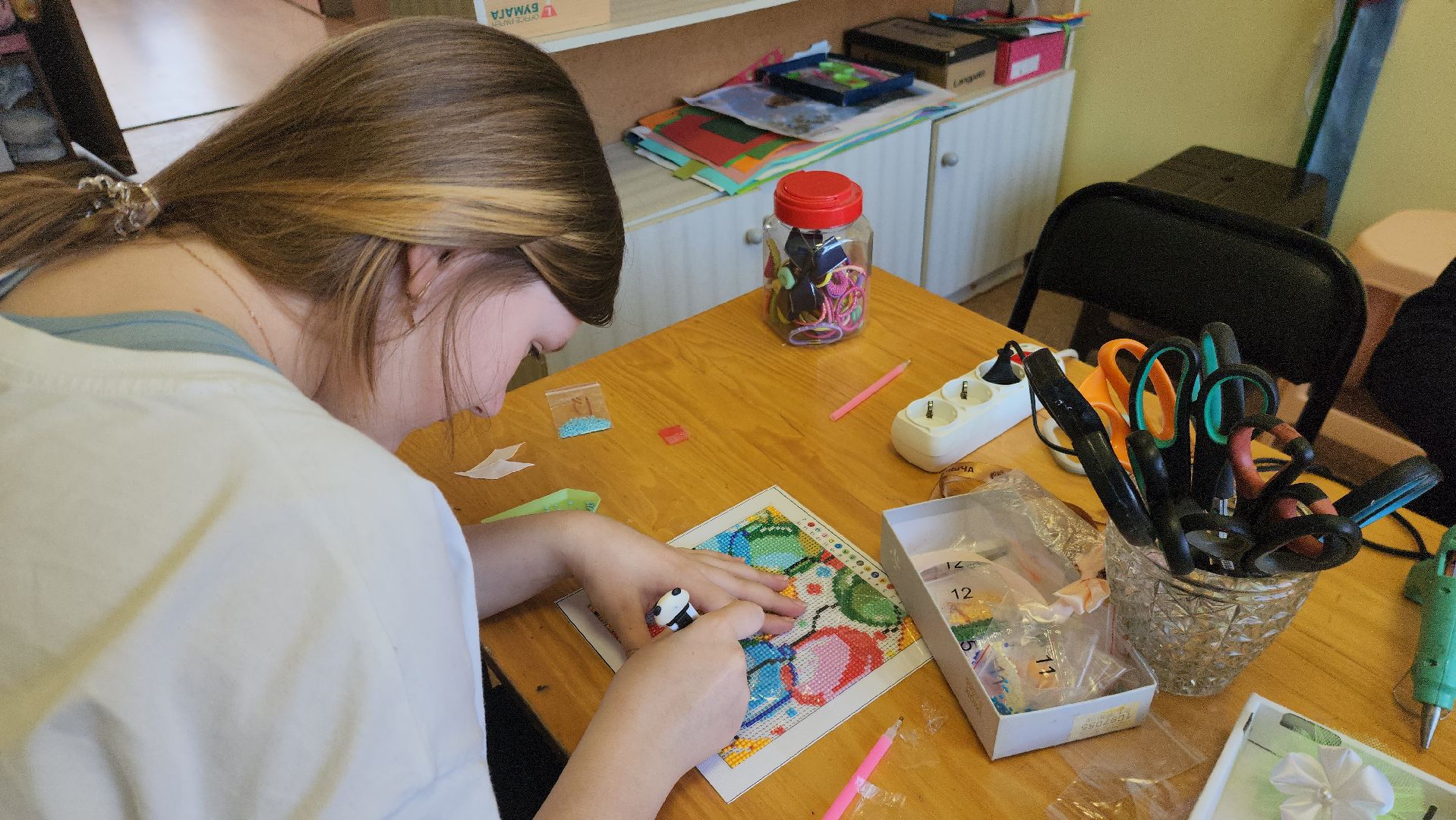 шатура, керва, дом культуры, триколор, бантики, своими руками, рукоделие, мастер-класс,