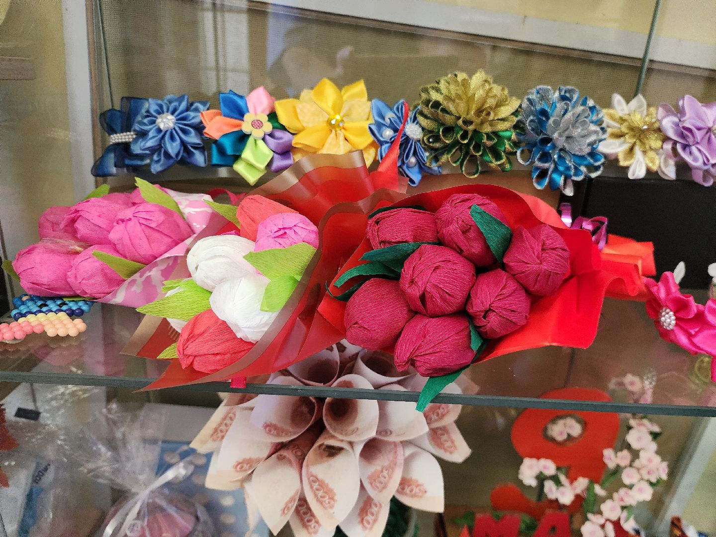 шатура, керва, дом культуры, триколор, бантики, своими руками, рукоделие, мастер-класс,