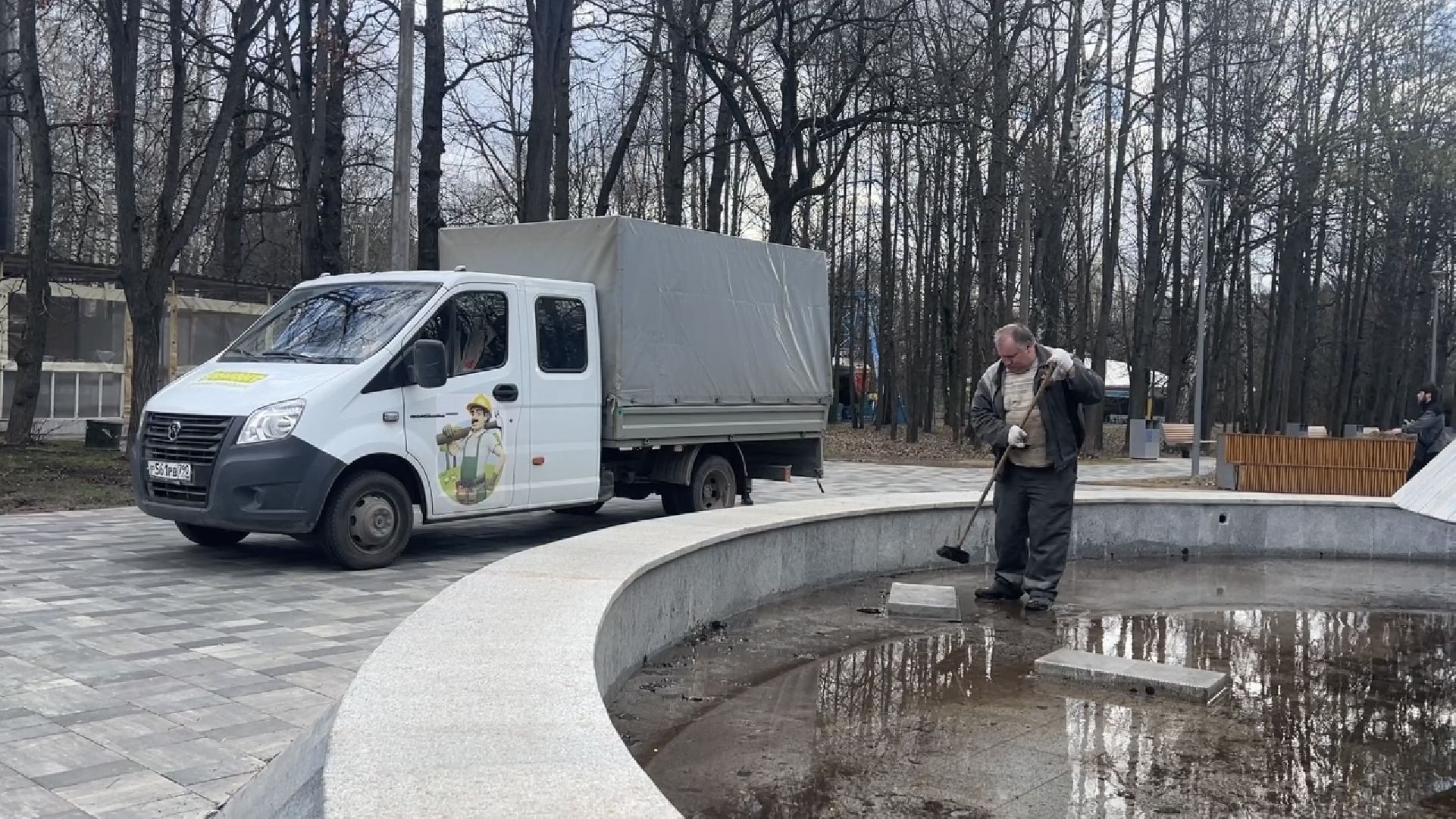 химки, фонтан, уборка города, благоустройство, месяц чистоты и благоустройства,