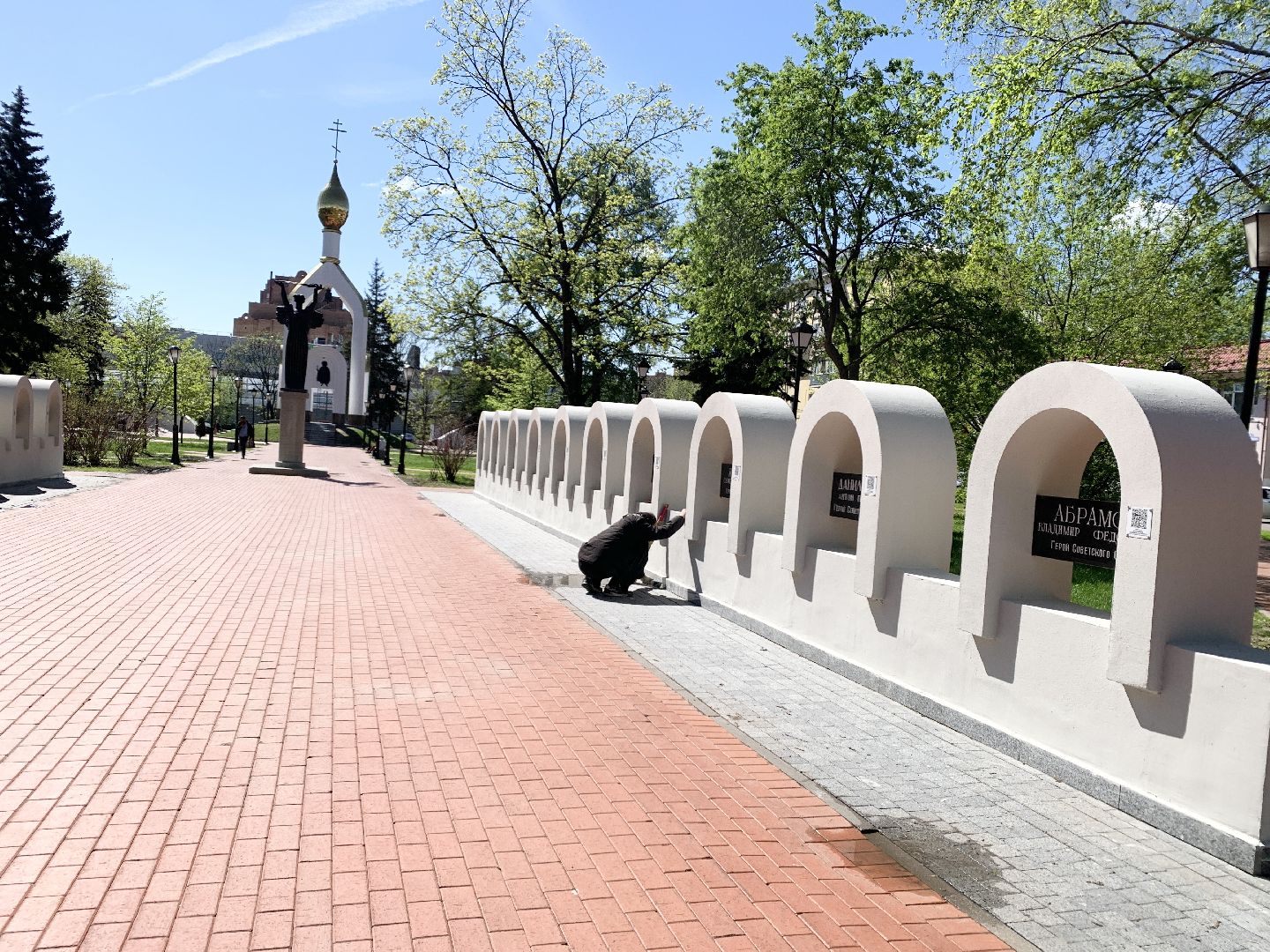 Балашиха, Подмосковье, День Победы, украшение города, Флаги,