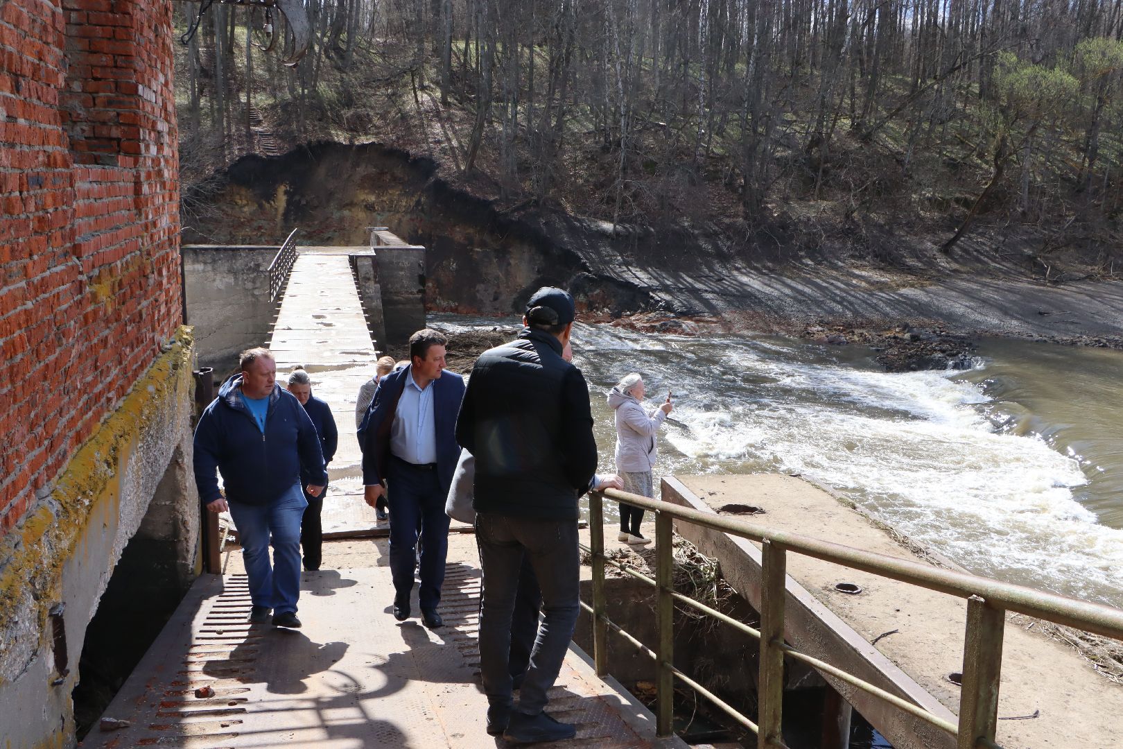 Серебряные Пруды, Ливадия, половодье 2024, Ливадийская ГРЭС, гидросооружение, плотина,