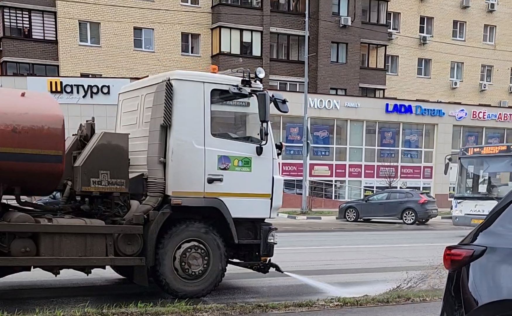 Благоустройство, Уборка города, Коммунальные службы, Дубна,