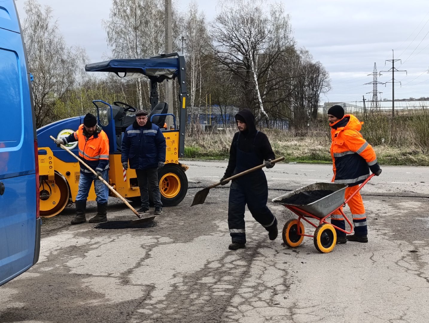 Бронницы, Ремонт дорог, Ямочный ремонт, Бронницкий ДорСервис,