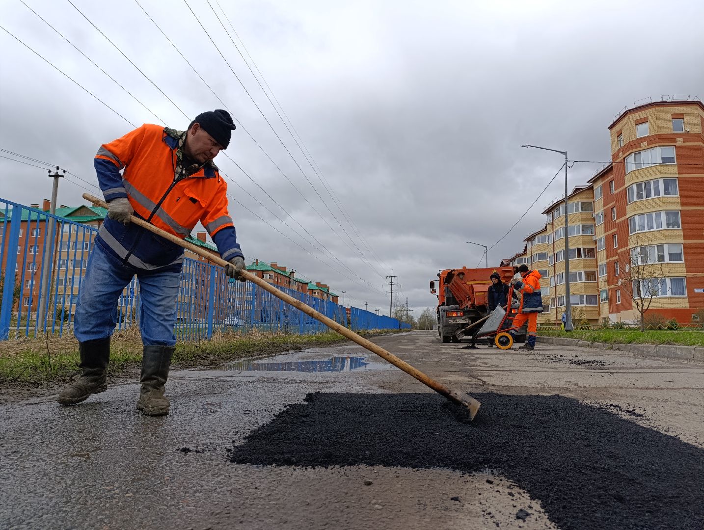 Бронницы, Ремонт дорог, Ямочный ремонт, Бронницкий ДорСервис,