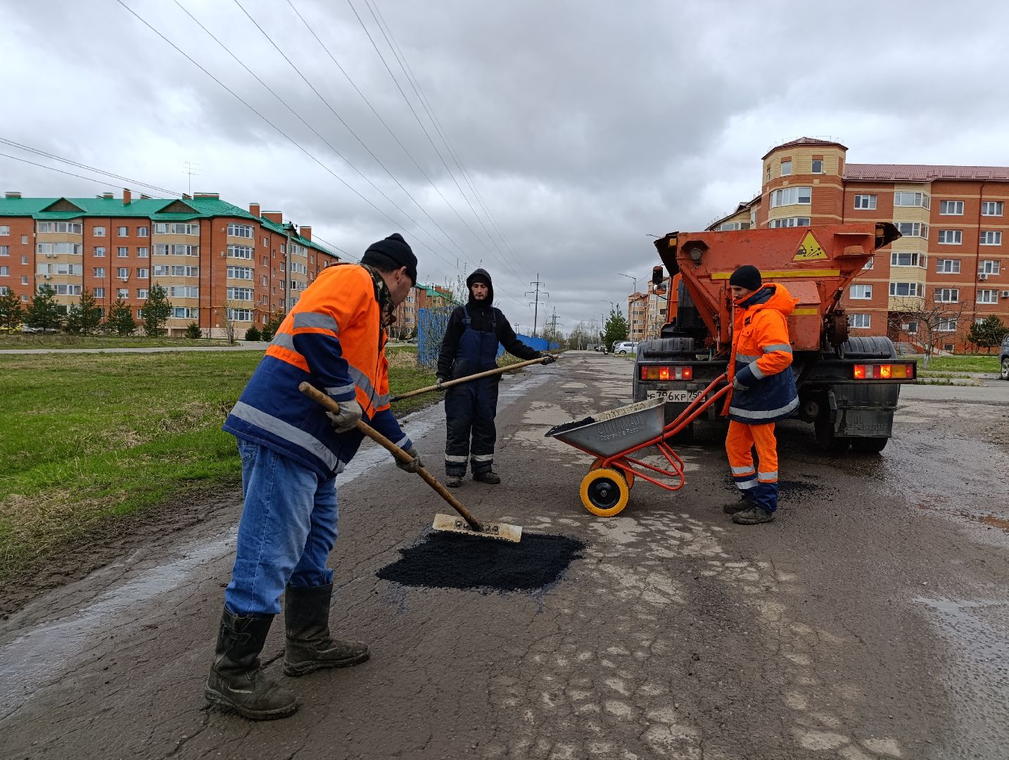 Бронницы, Ремонт дорог, Ямочный ремонт, Бронницкий ДорСервис,