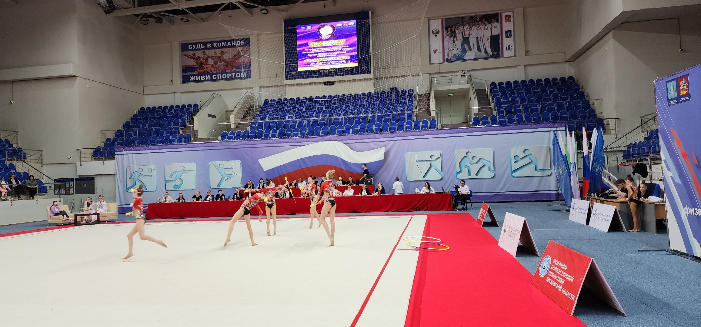раменское, спорт, всероссийские соревнования по художественной гимнастике, ДС Борисоглебский,