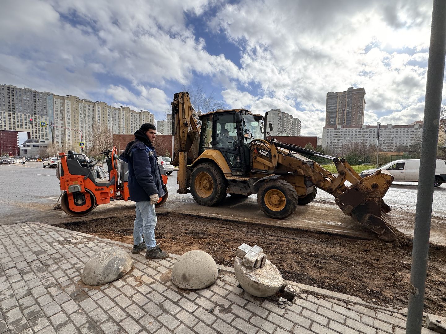 Одинцово, Ремонт дорог, Новые тротуары,