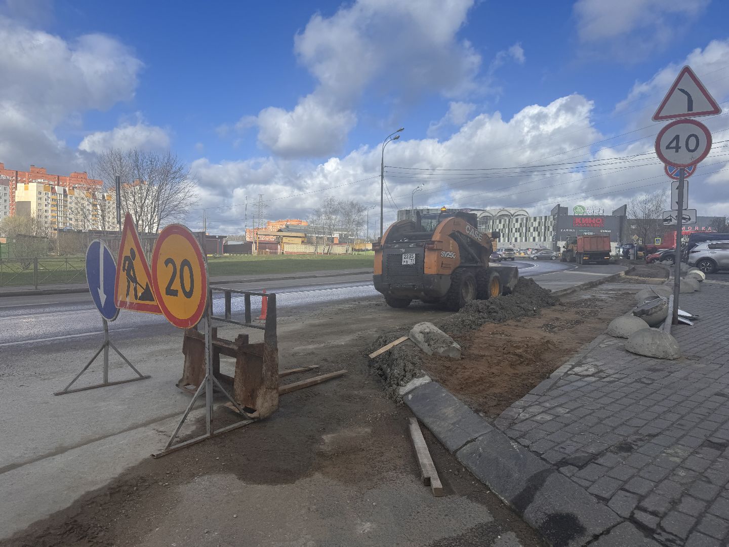 Одинцово, Ремонт дорог, Новые тротуары,