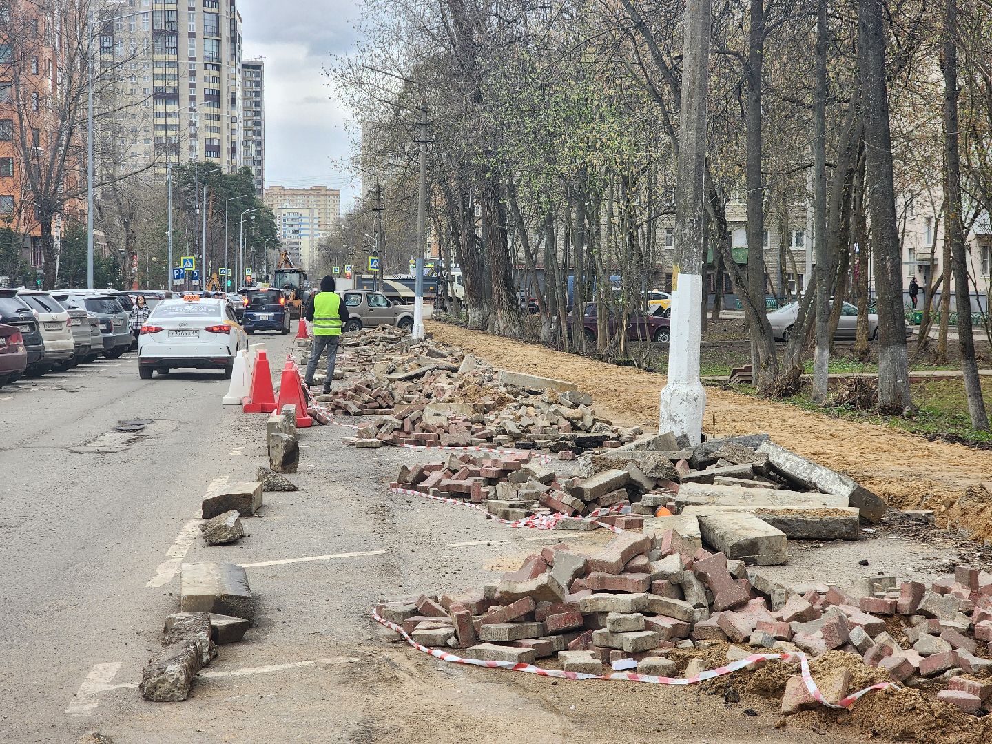 пушкино, благоустройство дорог, ремонт дороги, улица,