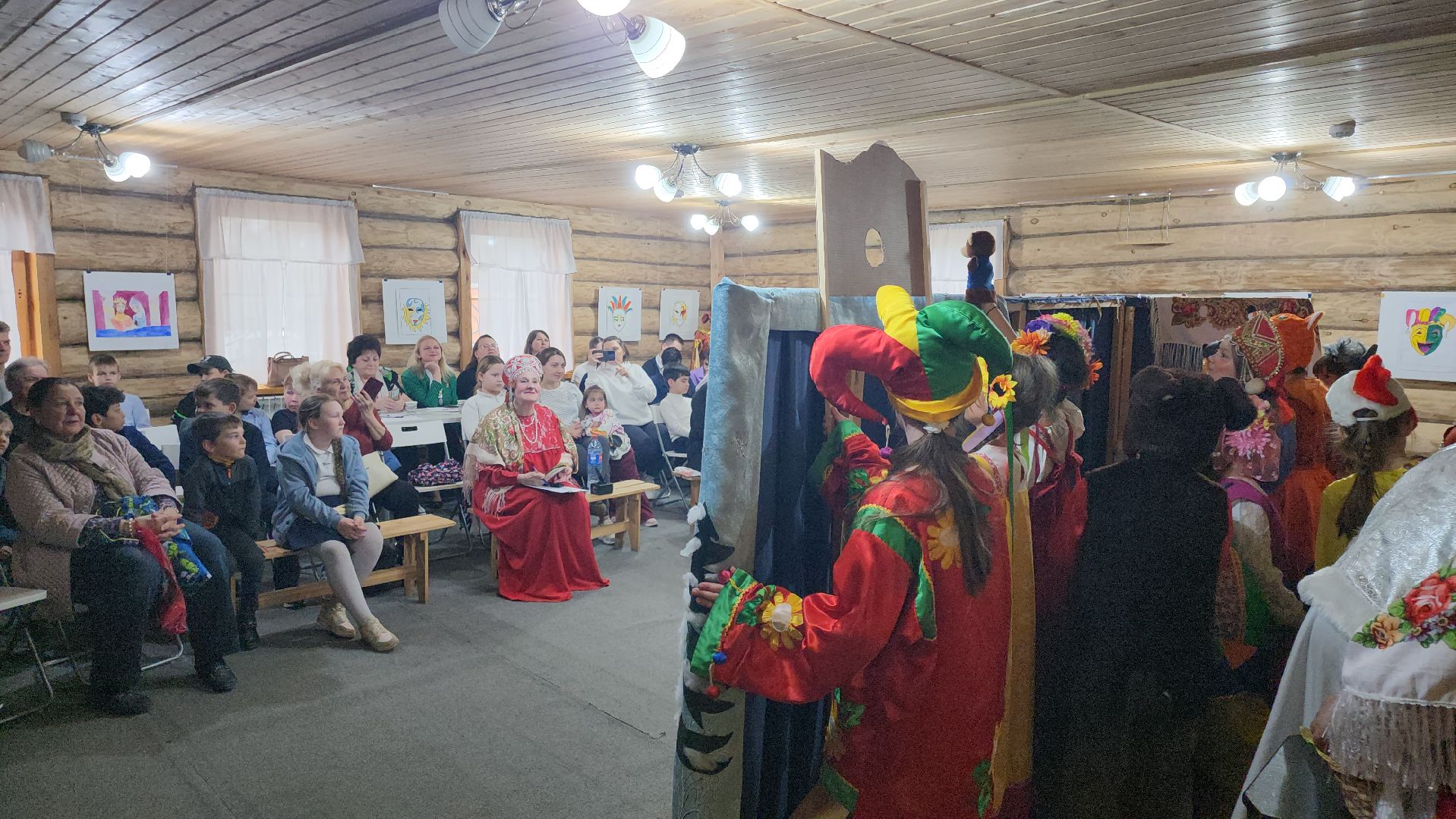 кашира, дом творчества имени бориса щукина, кукольный театр, театральный фестиваль, дети с овз, масленица, блины, конкурс,