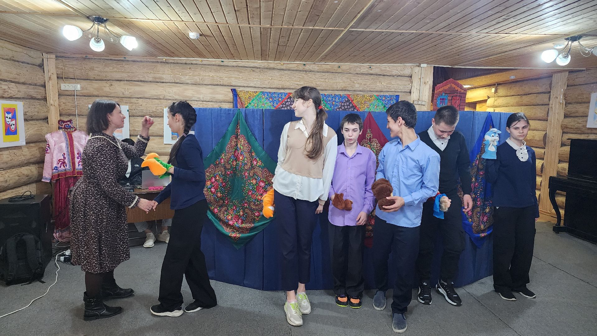 кашира, дом творчества имени бориса щукина, кукольный театр, театральный фестиваль, дети с овз, масленица, блины, конкурс,