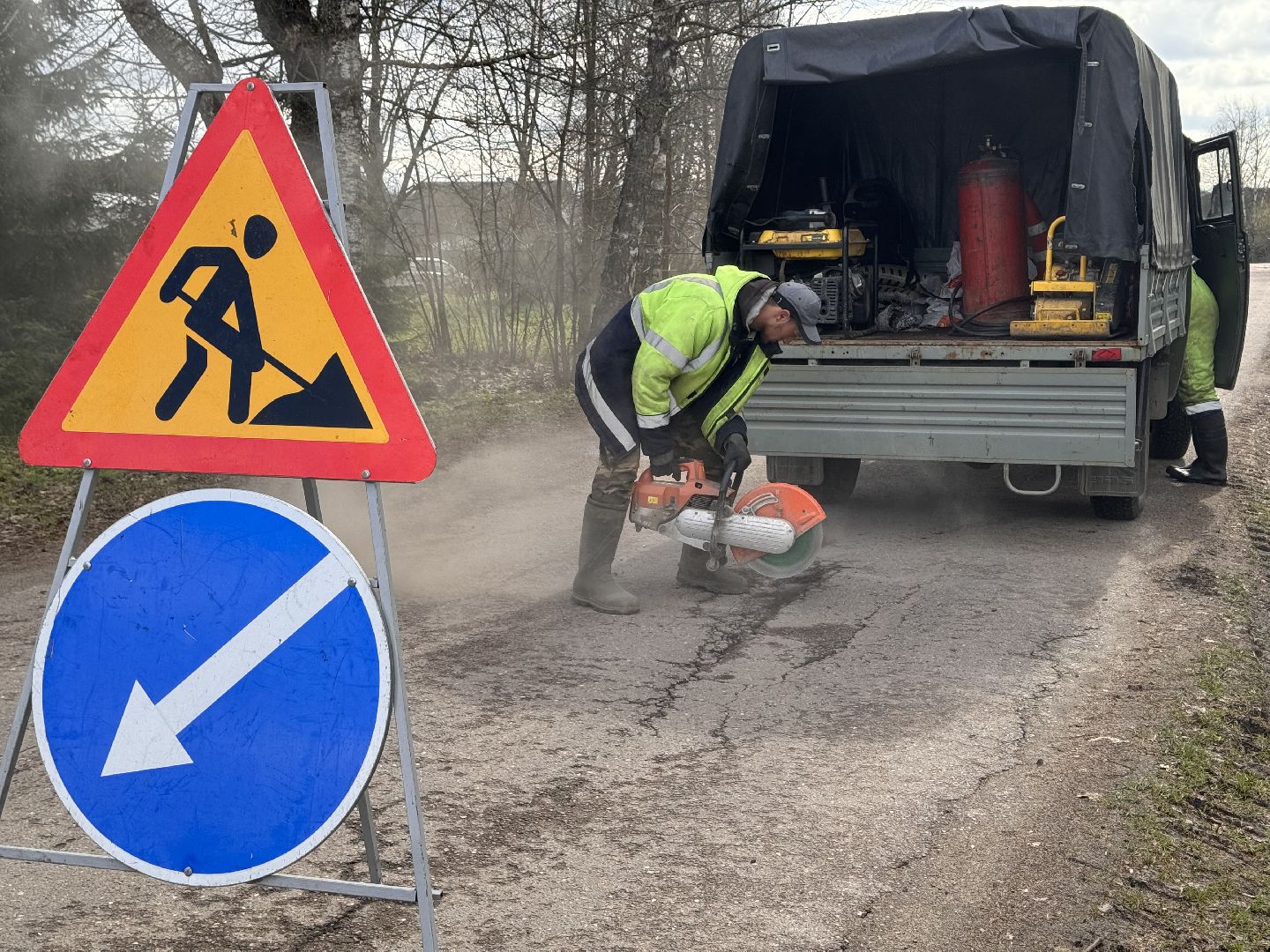 шаховская, дорожные работы, ямочный ремонт,