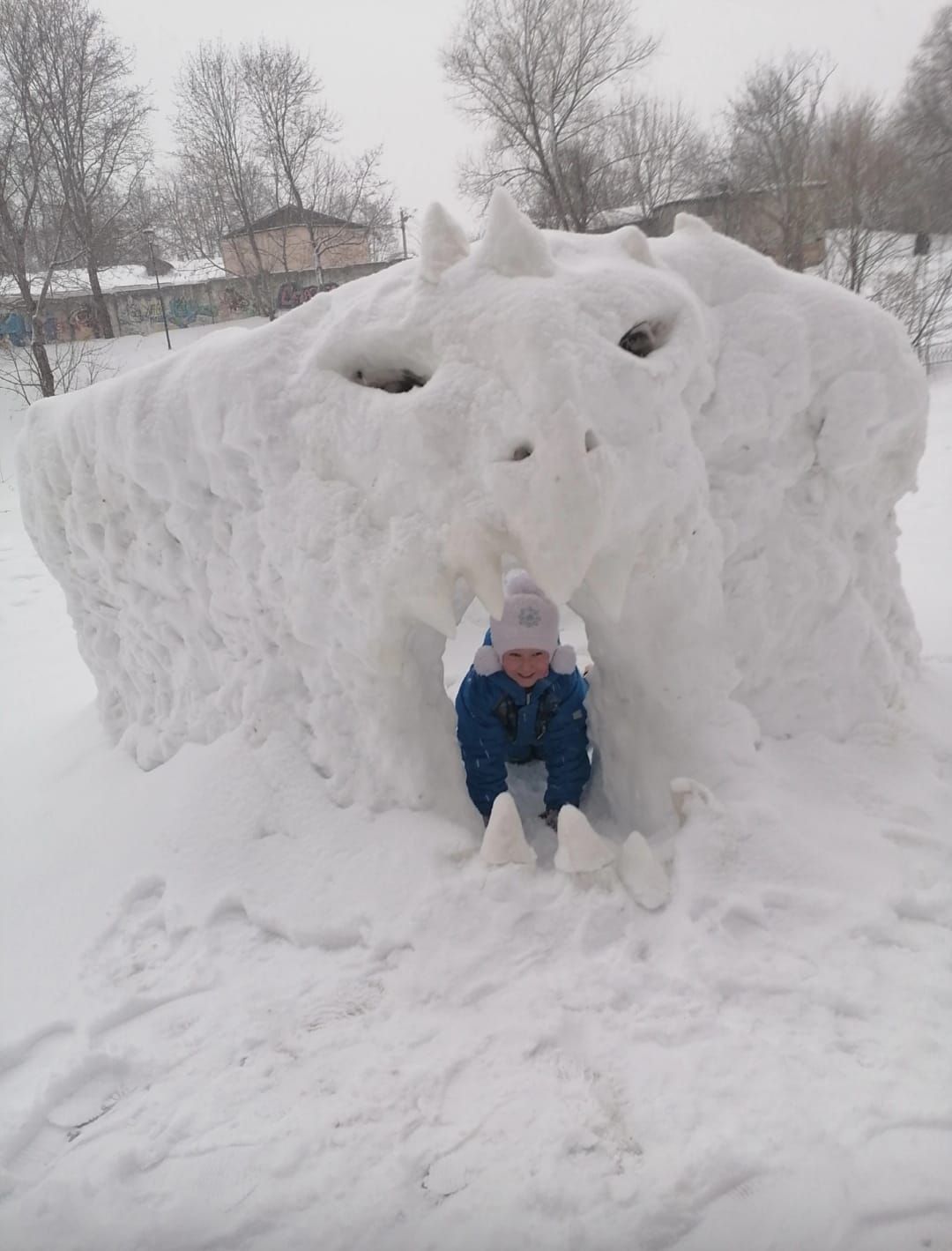 Круги на льду, Снежная крепость, Руза
