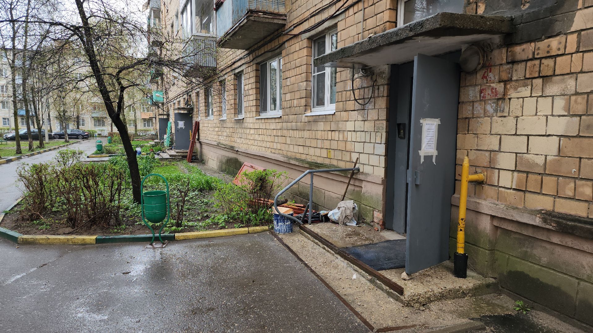 серпухов, улица физкультурная, ремонт подъездов, МКД, программа софинансирования, ЖКХ, управляющая компания,