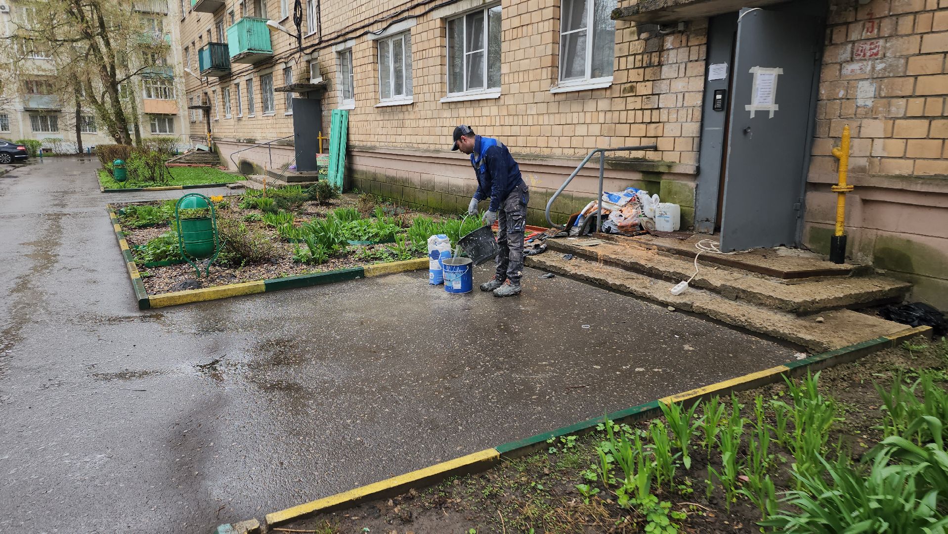серпухов, улица физкультурная, ремонт подъездов, МКД, программа софинансирования, ЖКХ, управляющая компания,